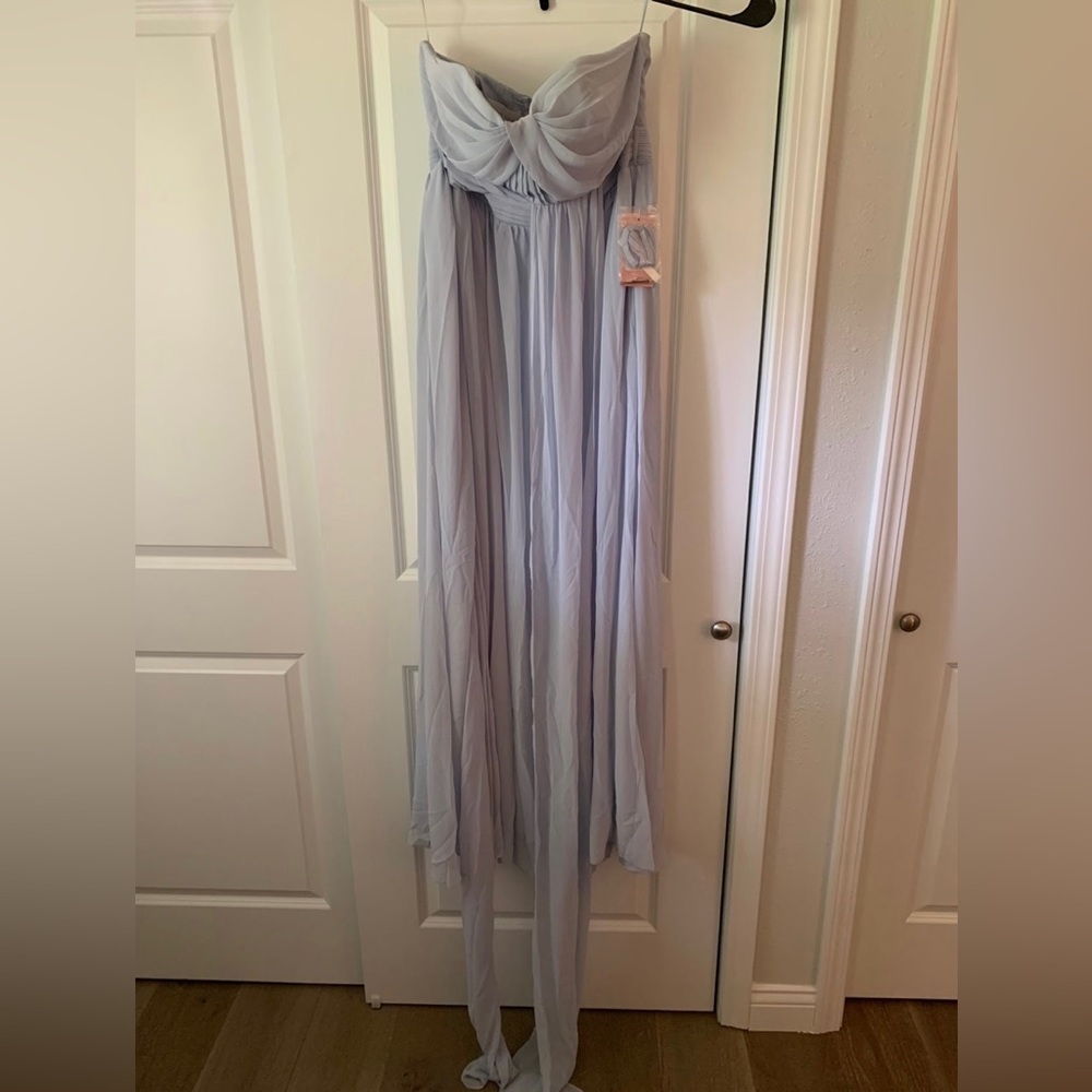 Birdy Grey Chiffon Ice Blue Dress